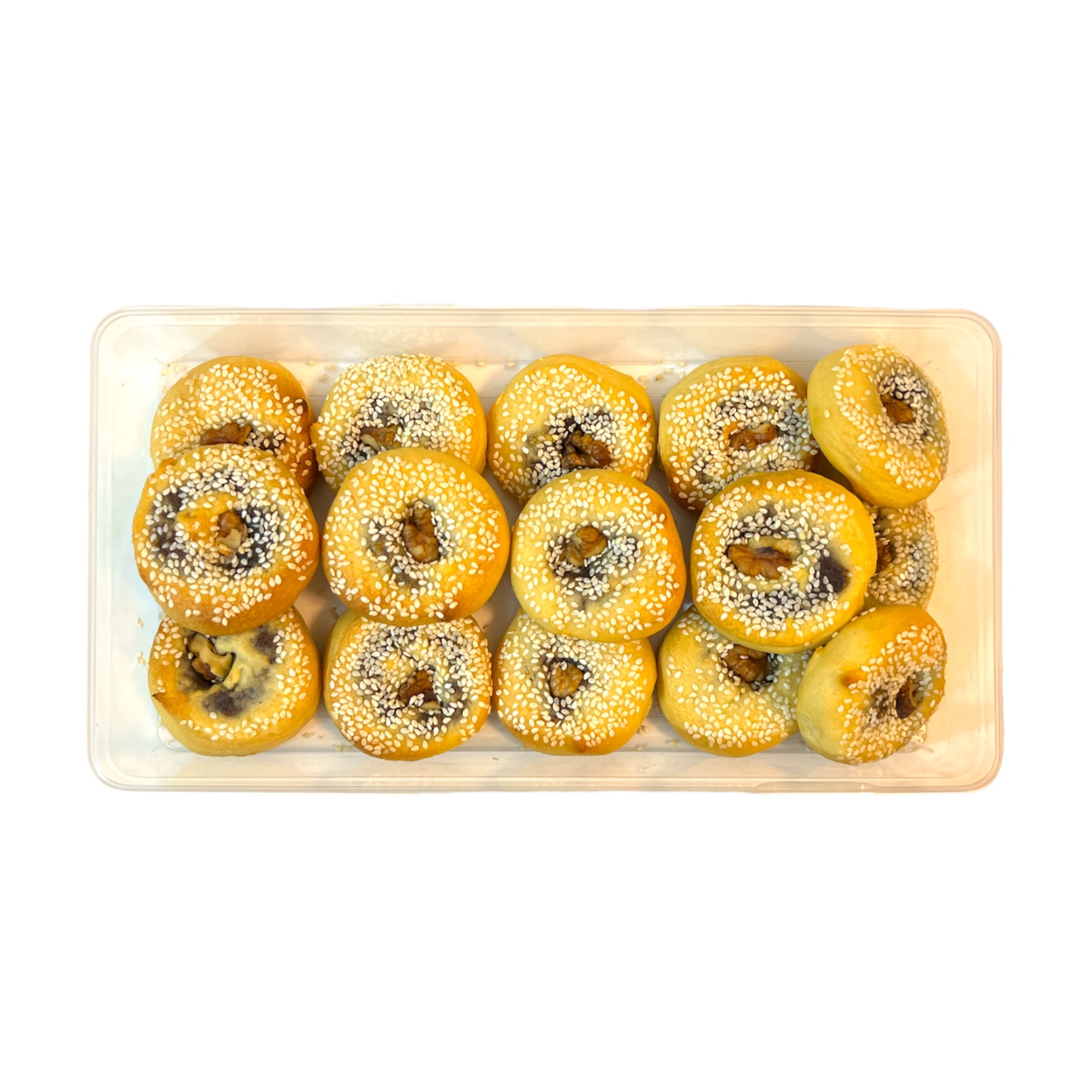 کلمپه خرمایی کنجدی گردویی - 850 گرم