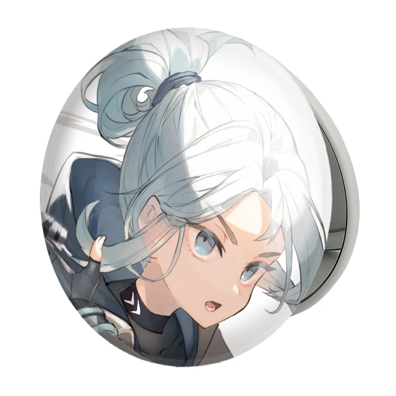 آینه جیبی خندالو طرح بازی ولورانت (Valorant) مدل تاشو کد 33096