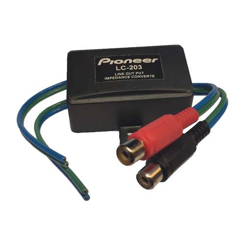 تبدیل سیستم آمپلی فایر خودرو پایونیر مدل LC-203 2CH