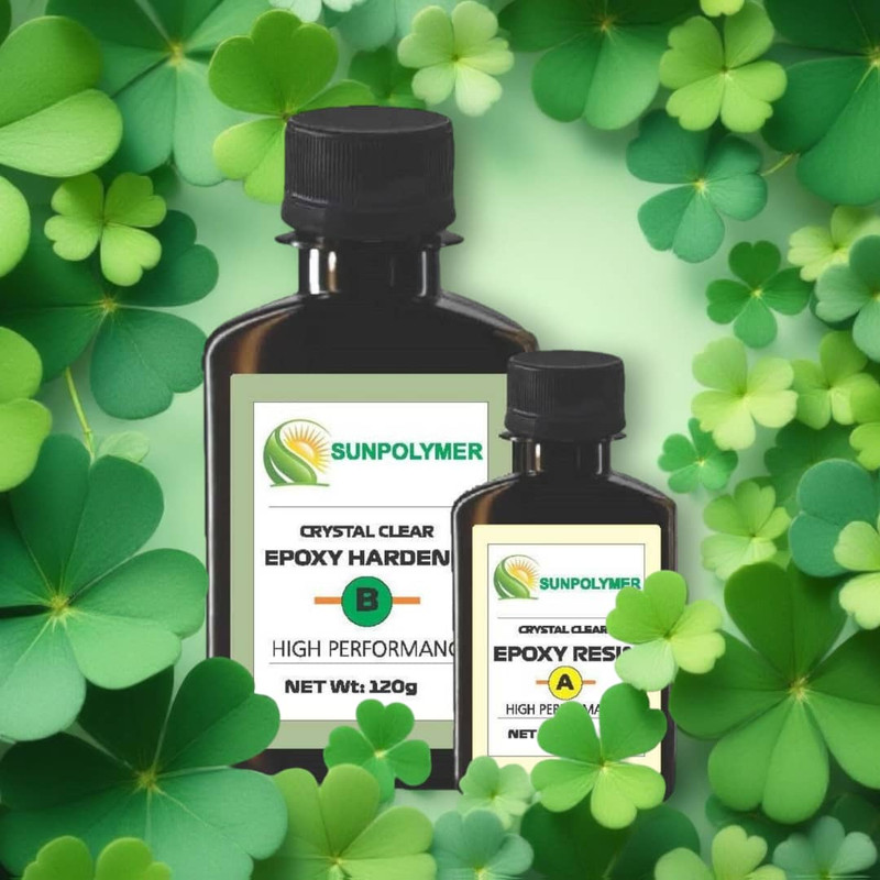 رزین اپوکسی سانپلیمر مدل AB وزن 180 گرم به همراه هاردنر