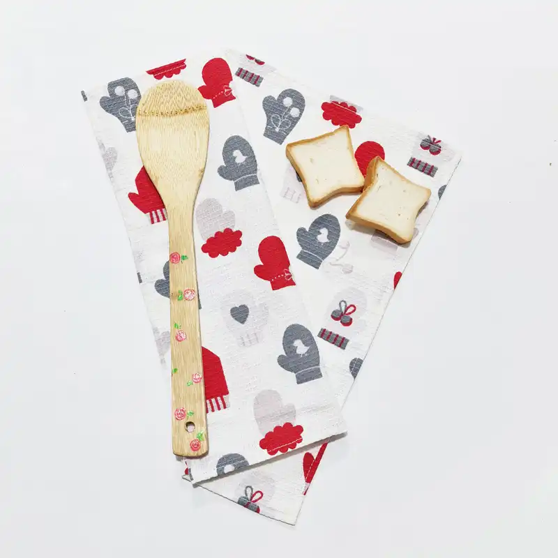 دستمال آشپزخانه طرح کریسمس مدل KTA111204