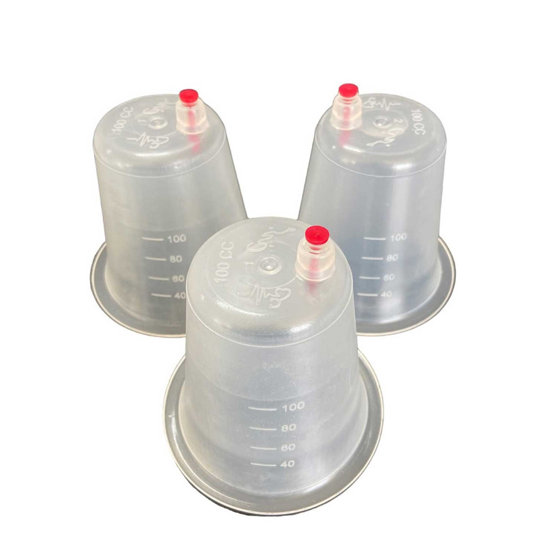 لیوان حجامت منجی مدل 100 بسته 80 عددی