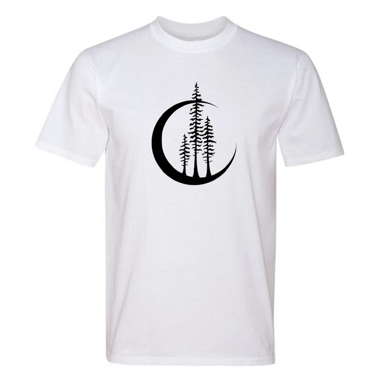 تی شرت آستین کوتاه مردانه مدل T606 طرح کاج