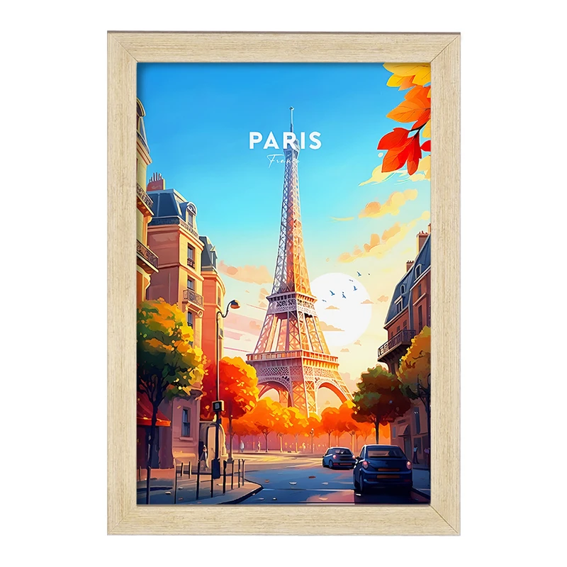 تابلو خندالو مدل پاریس (Paris) کد F6305