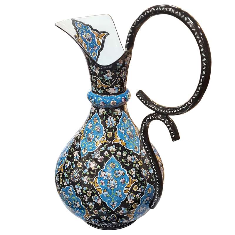پارچ میناکاری آقاجانی کد M0063