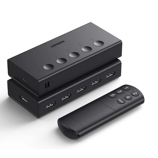 عکس شماره 3 : سوئیچ 1 به 5 hdmi یوگرین مدل cm568-90512 4k