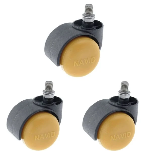 چرخ صندلی اداری نوید مدل پیچی بسته 3 عددی