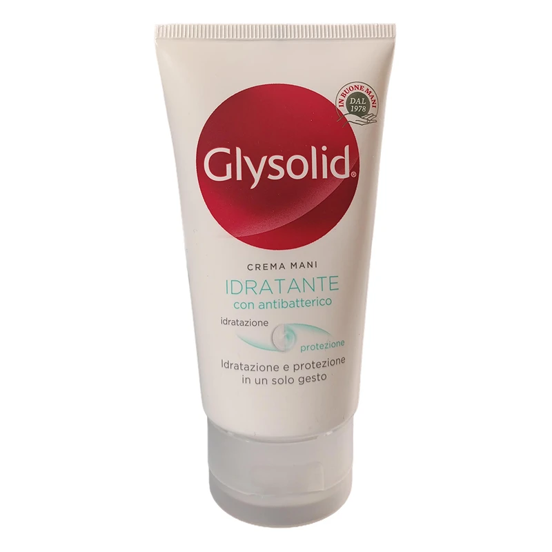 کرم مرطوب کننده دست و صورت گلیسولید مدل IDRATANTE مناسب انواع پوست حجم 75 میلی لیتر