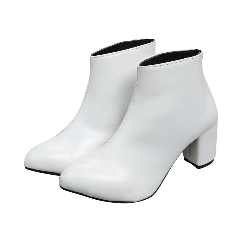 نیم بوت زنانه سیی مدل آنجلینا کد 1846.1