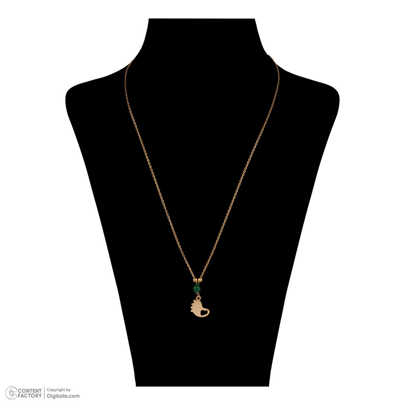 گردنبند طلا 18 عیار دخترانه پرسته مدل WN776
