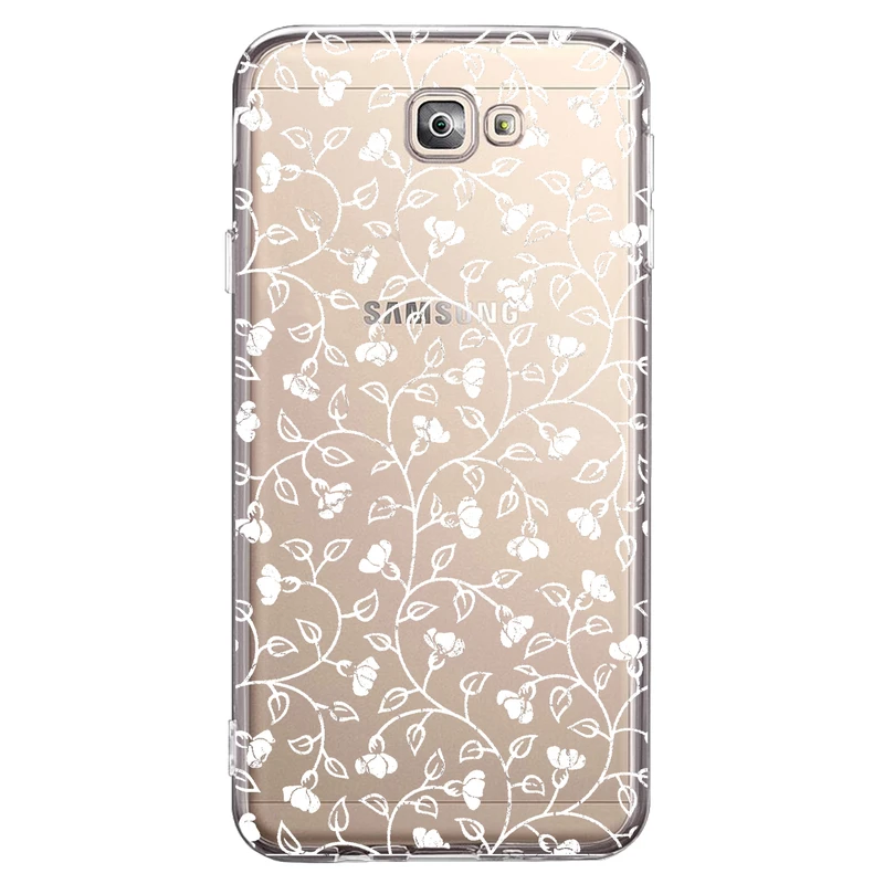 کاور مگافون طرح گل مدل C42-W مناسب برای گوشی موبایل سامسونگ Galaxy J5 Prime