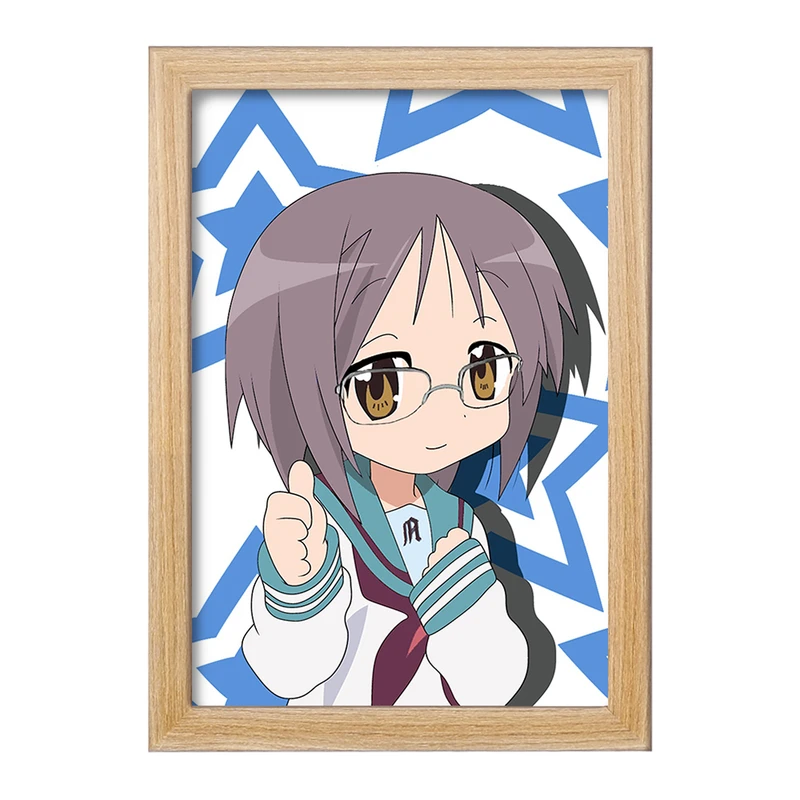 تابلو خندالو مدل هیوری انیمه ستاره خوش شانس Lucky Star  کد 23594