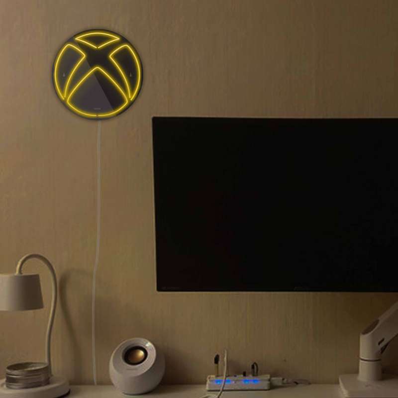 چراغ دیواری نئون دیزاین مدل Xbox-BL_YL