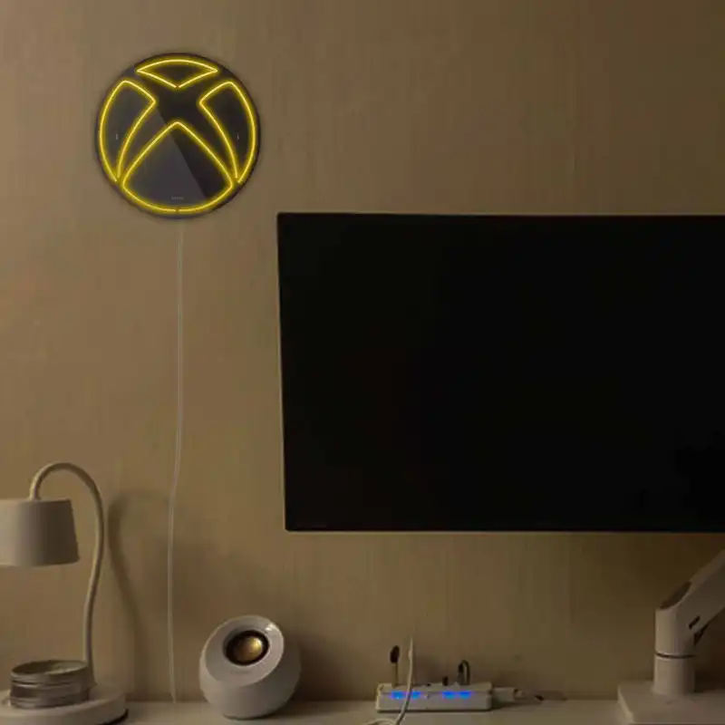 چراغ دیواری نئون دیزاین مدل Xbox-BL_YL