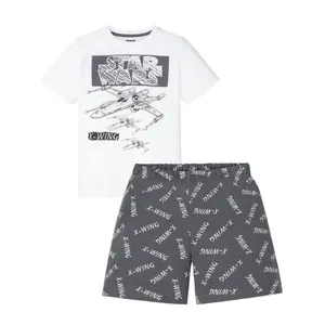 ست تی شرت و شلوارک پسرانه دیزنی مدل استاروارز