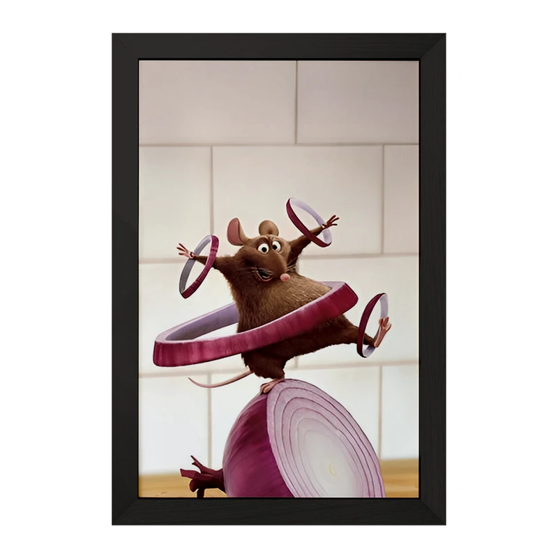 تابلو خندالو مدل موش سرآشپز (Ratatouille) کد F8331