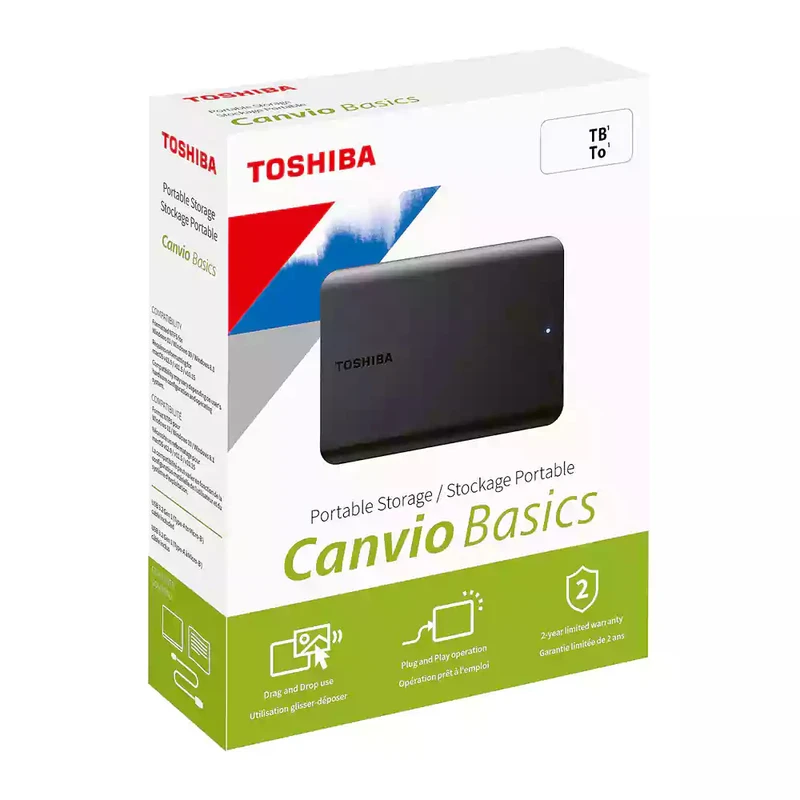 هارد اکسترنال توشیبا مدل Canvio Basics ظرفیت یک ترابایت  عکس شماره 4