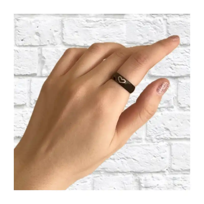 انگشتر مدل قلب استیل