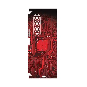 MAHOOT Red_Printed_Circuit_Board-FullSkin Cover Sticker for Samsung Galaxy Z Fold4