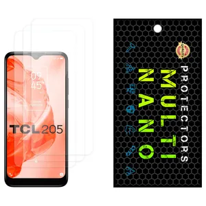 Multi Nano X-S3N Screen Protector For TCL 205 Pack of 3