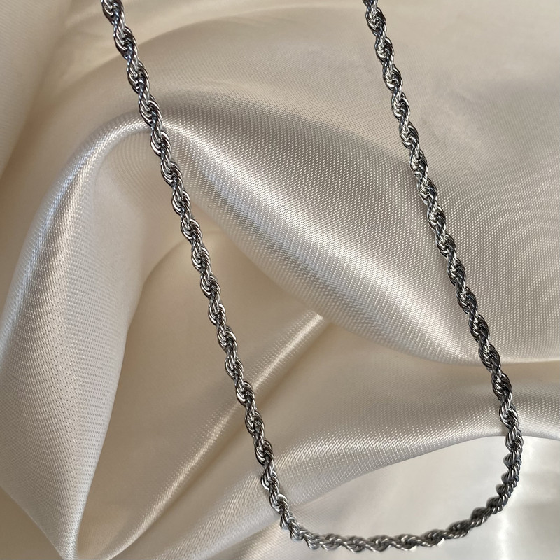 زنجیر زنانه مدل مارپیچ کد o15