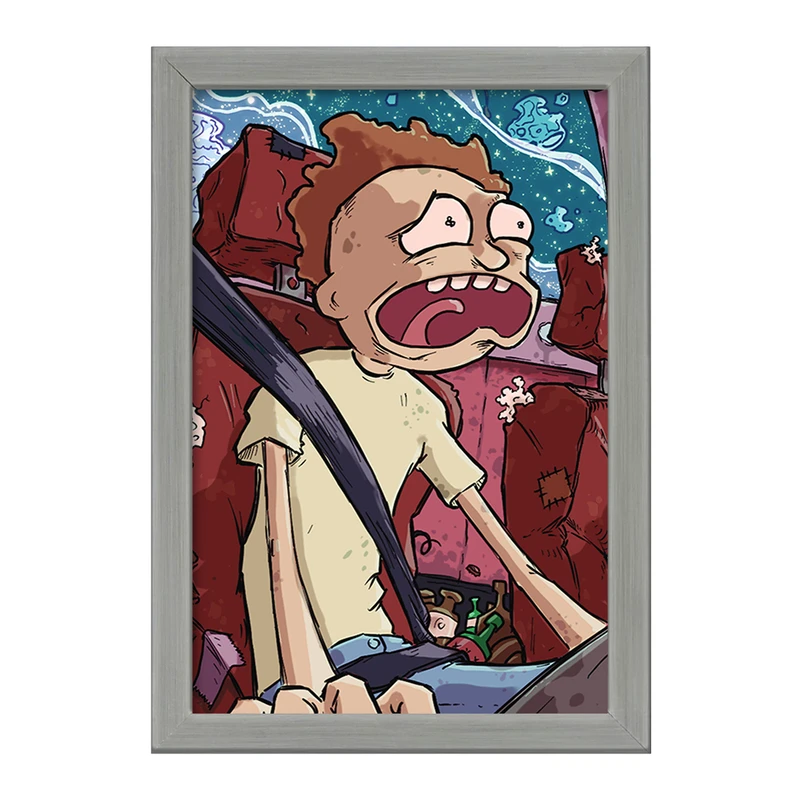 تابلو خندالو طرح انیمیشن ریک و مورتی Rick and Mort کد 26392