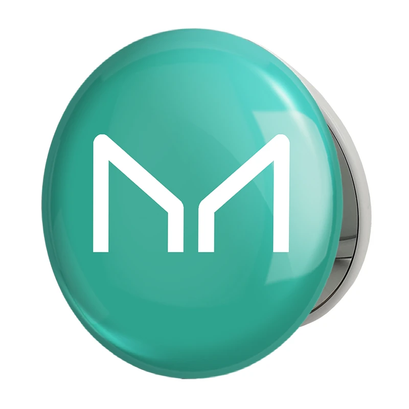 آینه جیبی خندالو طرح ارز دیجیتال میکر مدل تاشو کد 4075 