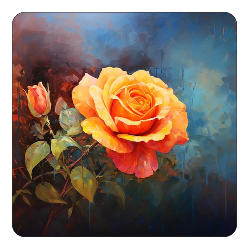 مگنت کاکتی طرح نقاشی رنگ روغن مدل mp72249