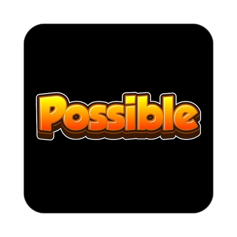 زیر لیوانی کاکتی طرح جملات انگیزشی و مثبت مدل mp25033