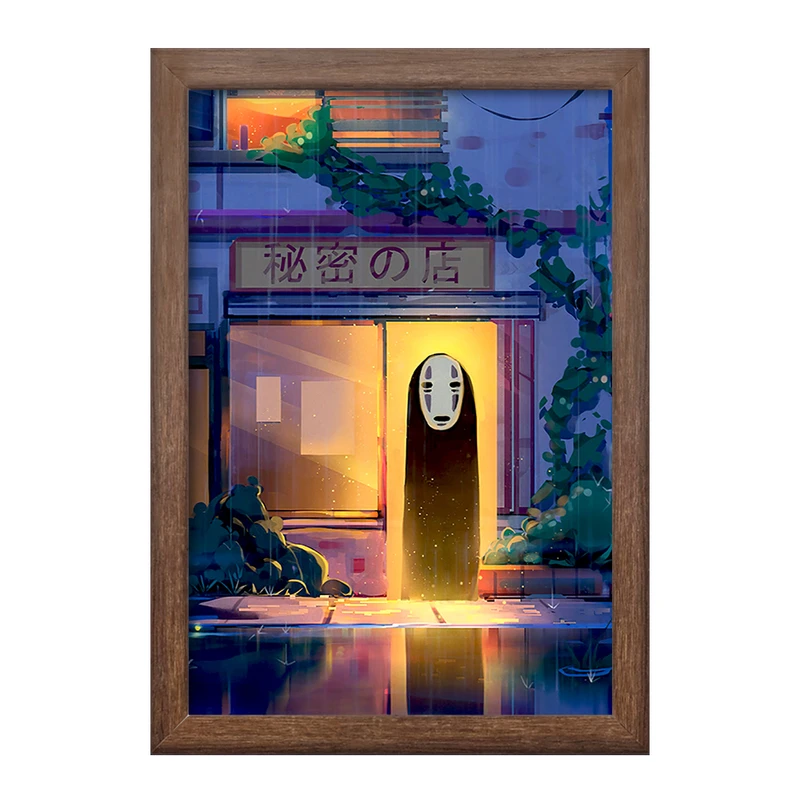 تابلو خندالو طرح نوفیس انیمه شهر اشباح Spirited Away  کد 12099