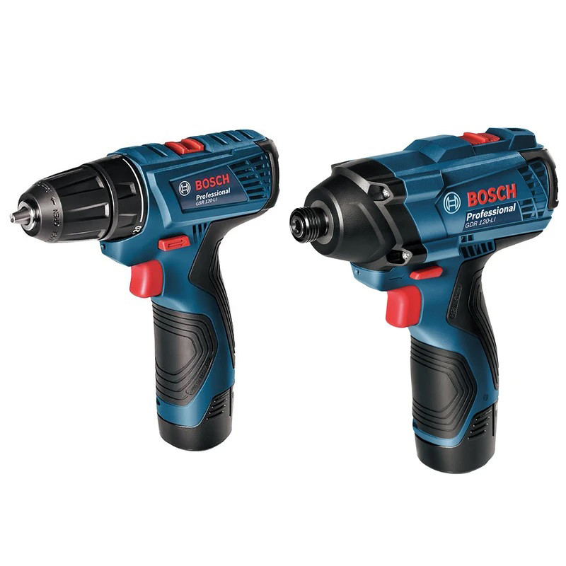 دریل و بکس شارژی بوش مدل حرفه ای GDR 120 Li + GSR 120 Li Extra