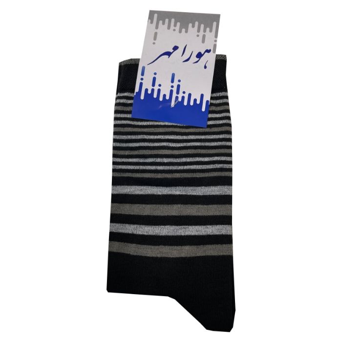 جوراب مردانه هورا مهر مدل HS-LRing06 مجموعه ۶ عددی -  - 6