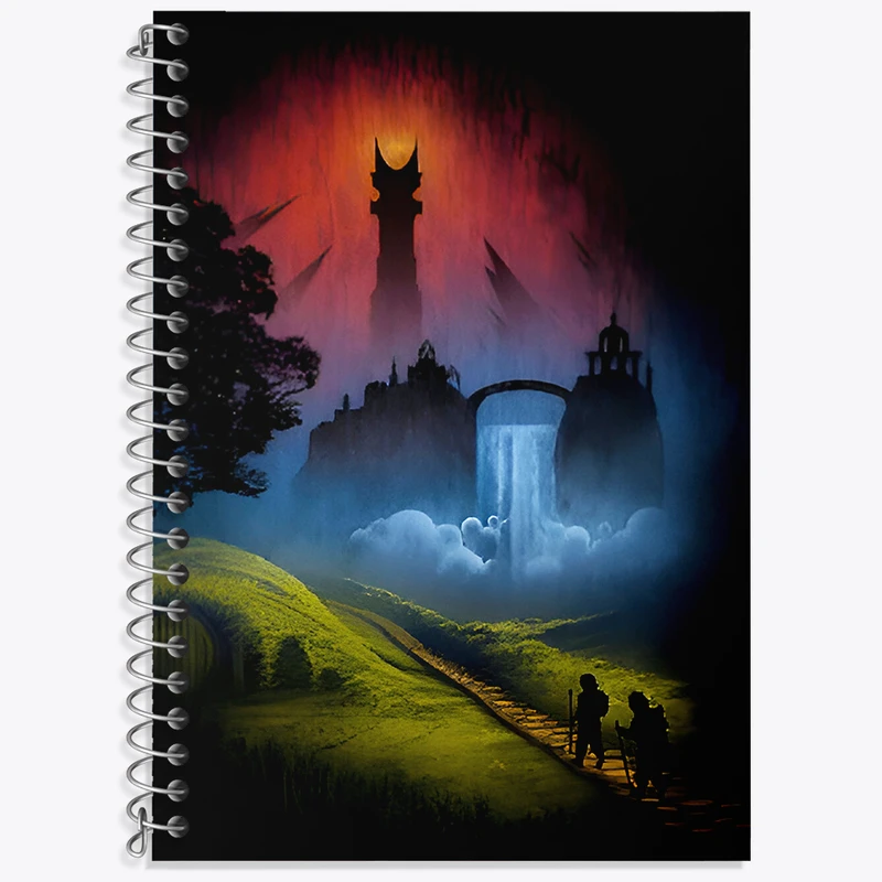 دفتر نت موسیقی 50 برگ خندالو طرح ارباب حلقه ها (Lord of the Rings)  کد N2657