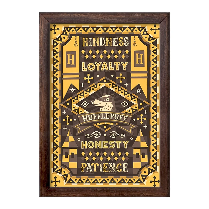 تابلو خندالو طرح هافلپاف هری پاتر کد F4442