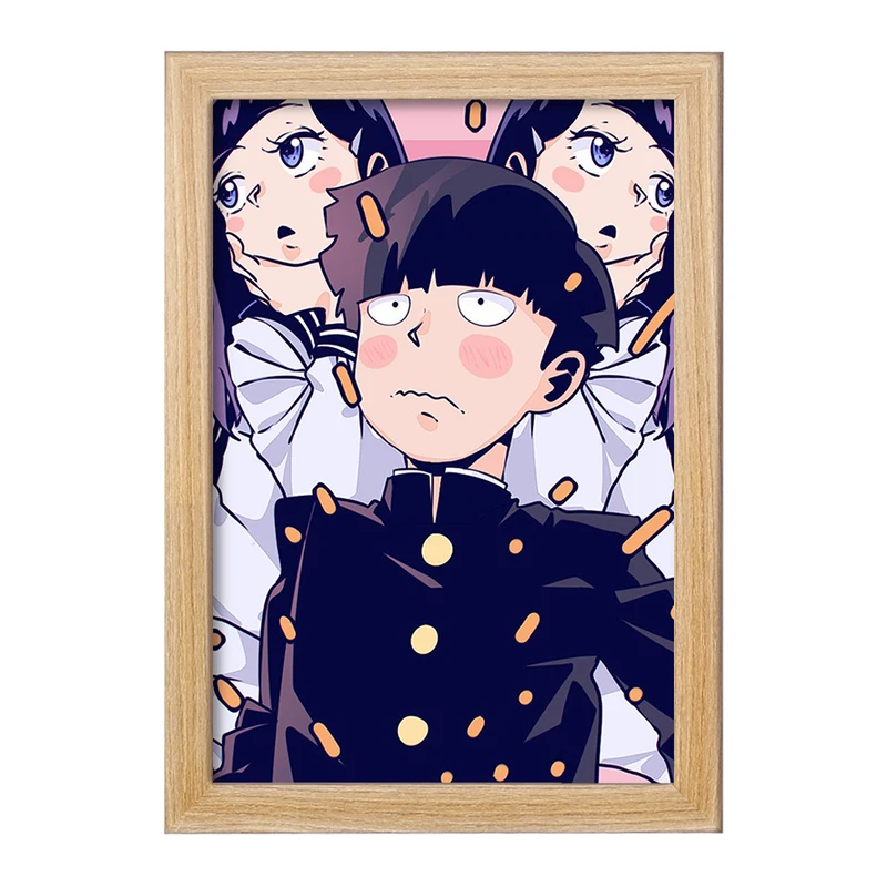 تابلو خندالو مدل شییکو انیمه موب سایکو Mob Psycho 100 کد 24434