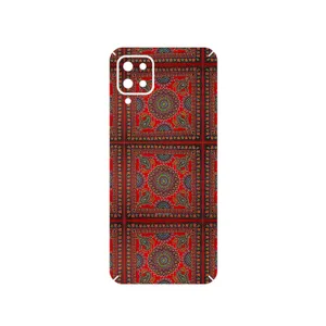 MAHOOT Embroidered Rug Cover Sticker for Samsung Galaxy A12 Nacho