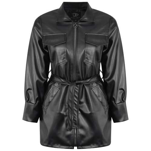 کت چرم زنانه مدل گلسان 144