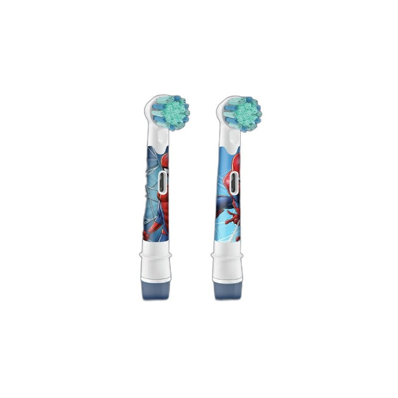 سری یدک مسواک برقی اورال-بی مدل spider-man بسته 2 عددی