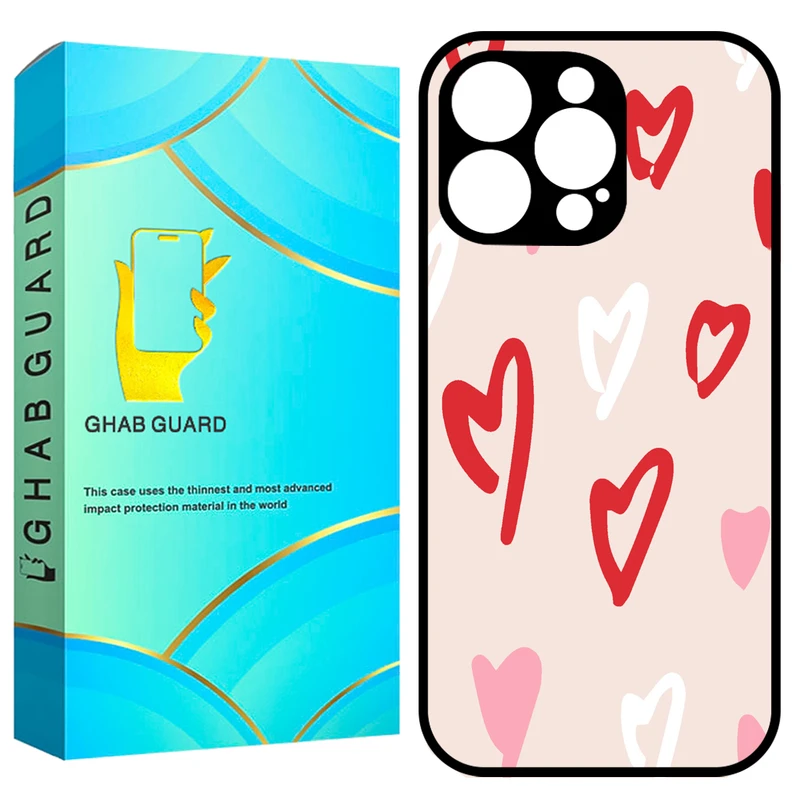 کاور قاب گارد طرح قلب مدل GCHP16P مناسب برای گوشی موبایل اپل iPhone 16 Pro