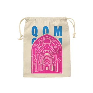 کیسه نان و سبزی ترمه طراحان ایده مدل نماد بازار تاریخی قم کد map0108 - M سایز 23x33 سانتی متر