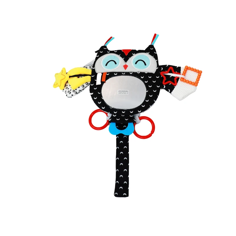 آویز تخت کودک مدل آینه دار طرح جغد happy monkey