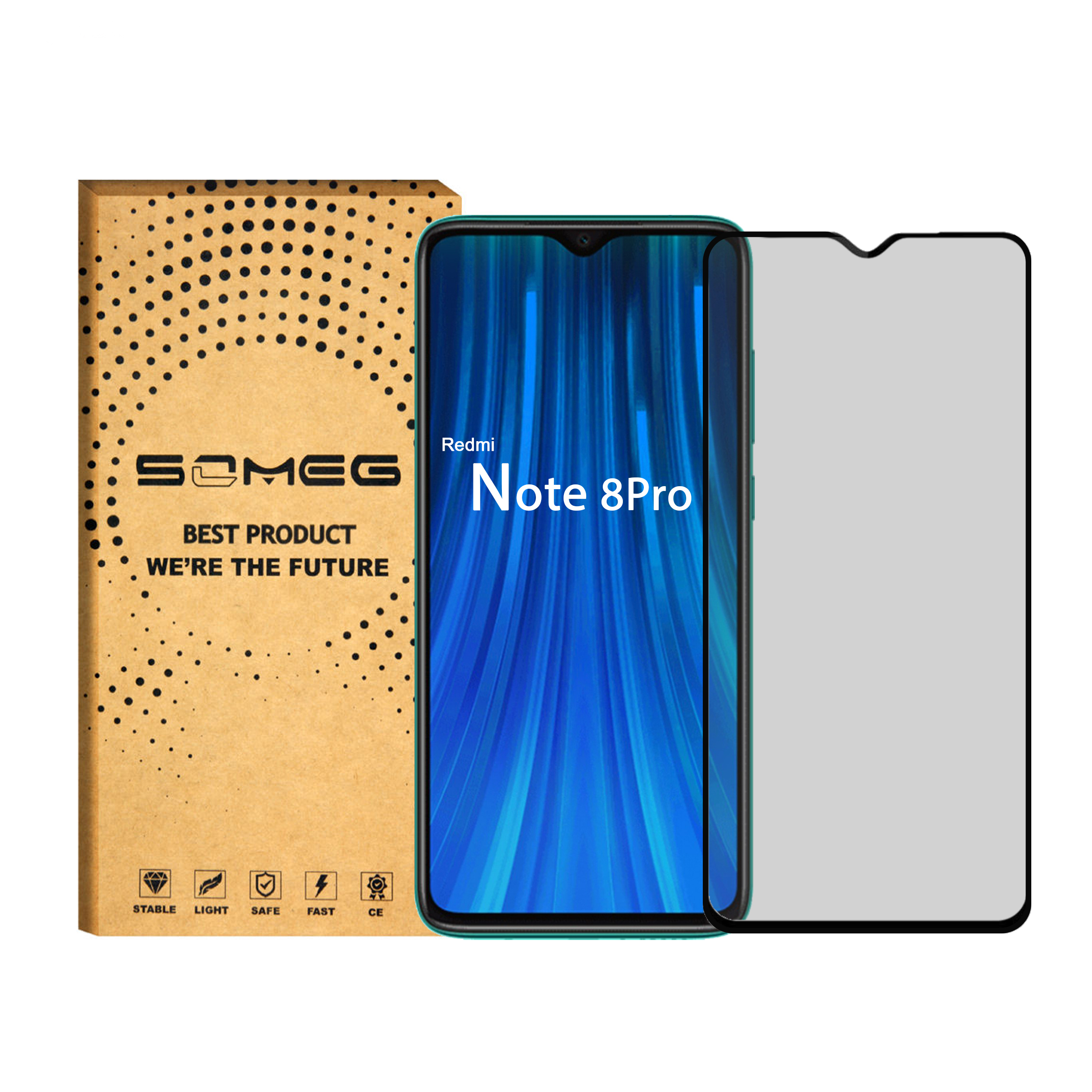 محافظ صفحه نمایش مات سومگ مدل SMG_Dusk مناسب برای گوشی موبایل شیائومی Redmi Note 8 Pro