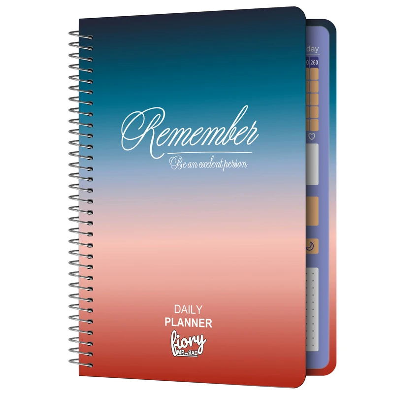 عکس شماره 10 : دفتر برنامه ریزی 75 برگ مستر راد مدل پلنر روزانه کد 1617