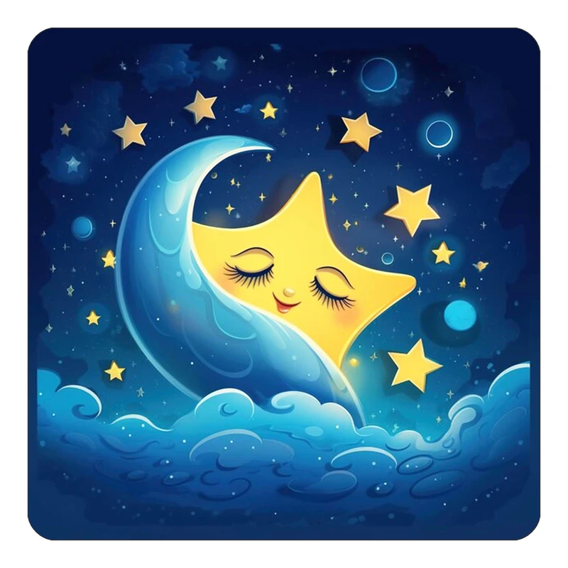 مگنت کاکتی طرح ماه و ستاره مدل mp51839