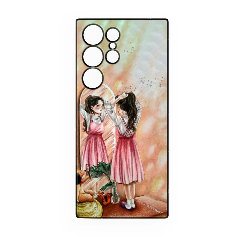 کاور طرح دخترانه کد 232 مناسب برای گوشی موبایل سامسونگ Galaxy S21 Ultra