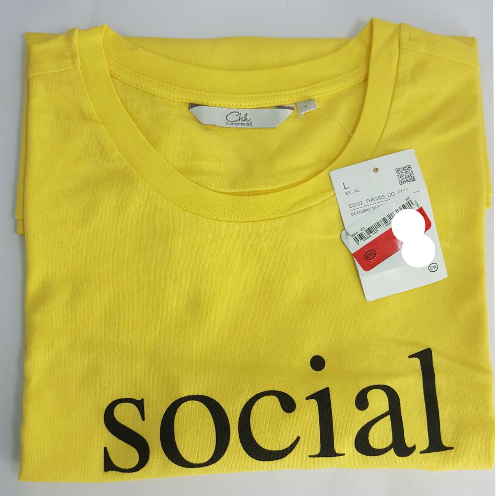 تی شرت آستین کوتاه زنانه سی اند ای مدل 555 - - 3