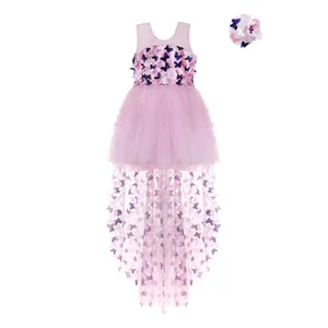 ست پیراهن و گیره مو دخترانه مدل وانیا