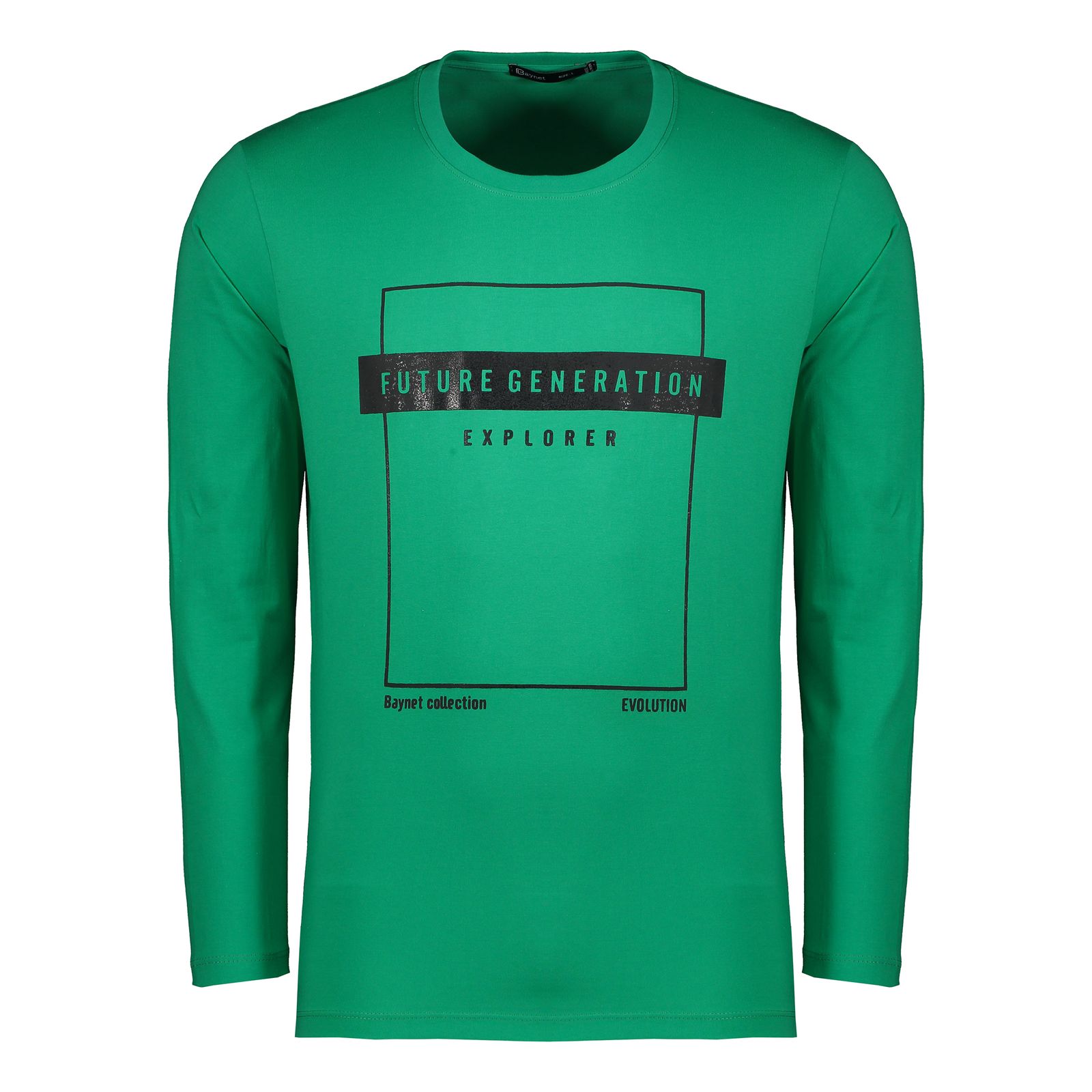 تی شرت آستین بلند مردانه باینت مدل 2261573-573 رنگ سبز