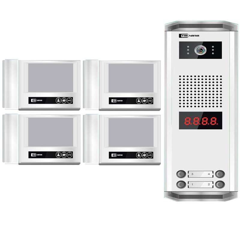 درب بازکن تصویری تک نما مدل D70M-4V مجموعه 5 عددی