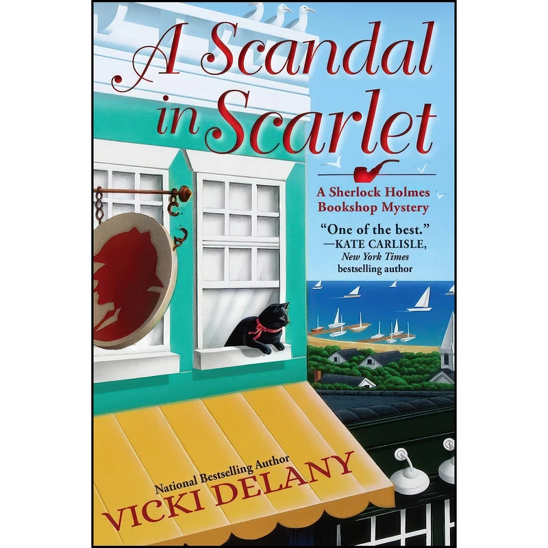 کتاب A Scandal in Scarlet اثر Vicki Delany انتشارات Crooked Lane Books